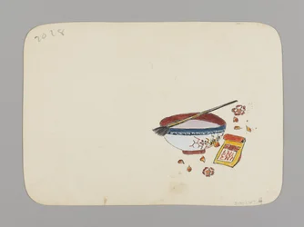 Bol de Peinture et Pinceau (verso)